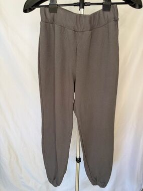 Stateside Softest Fleece Jogger Sweatpants Espresso Brown Size S